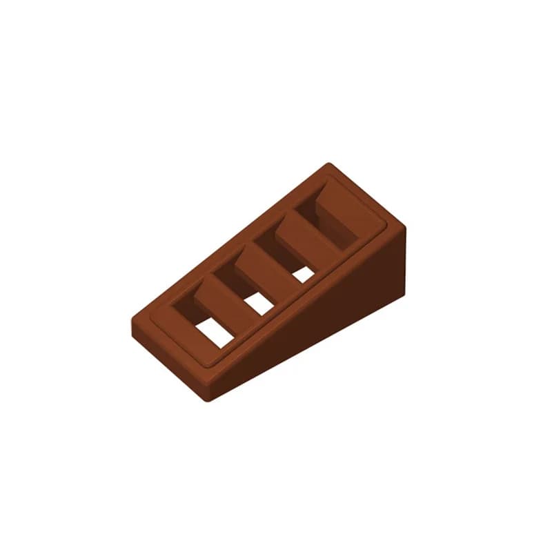 MOC 10PCS 61409 Slope 18 2x1x2/3 With Grille Building Blocks Kit Idea Bricks Educational Idea DIY Toy Children Birthday Kid Gift - 6