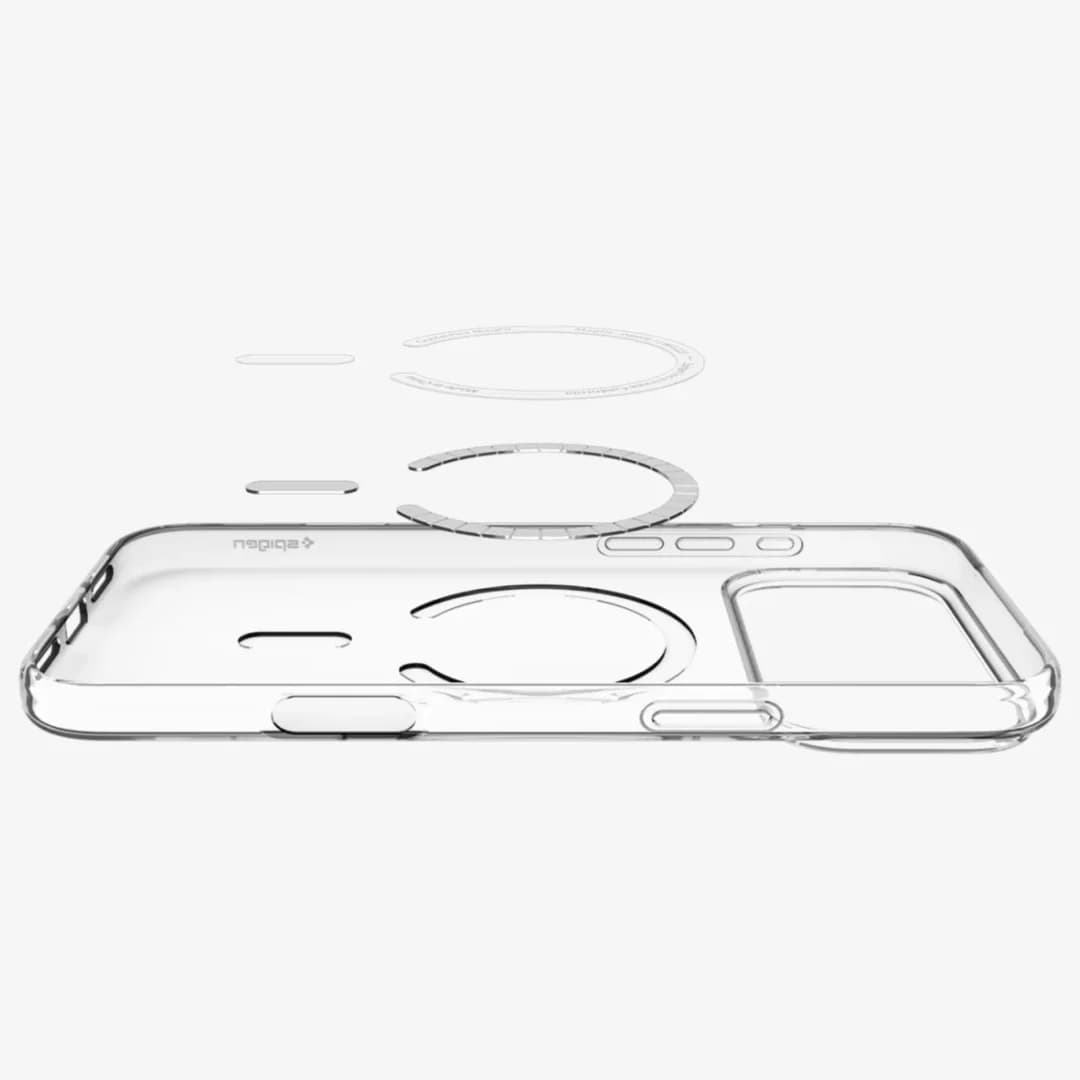 Spigen Ultra Hybrid MagFit Magnetic Clear Case For iPhone Air 17 Pro Max 16 15 14 Plus 13 12 For Magsafe TPU Shockproof Cover - 2