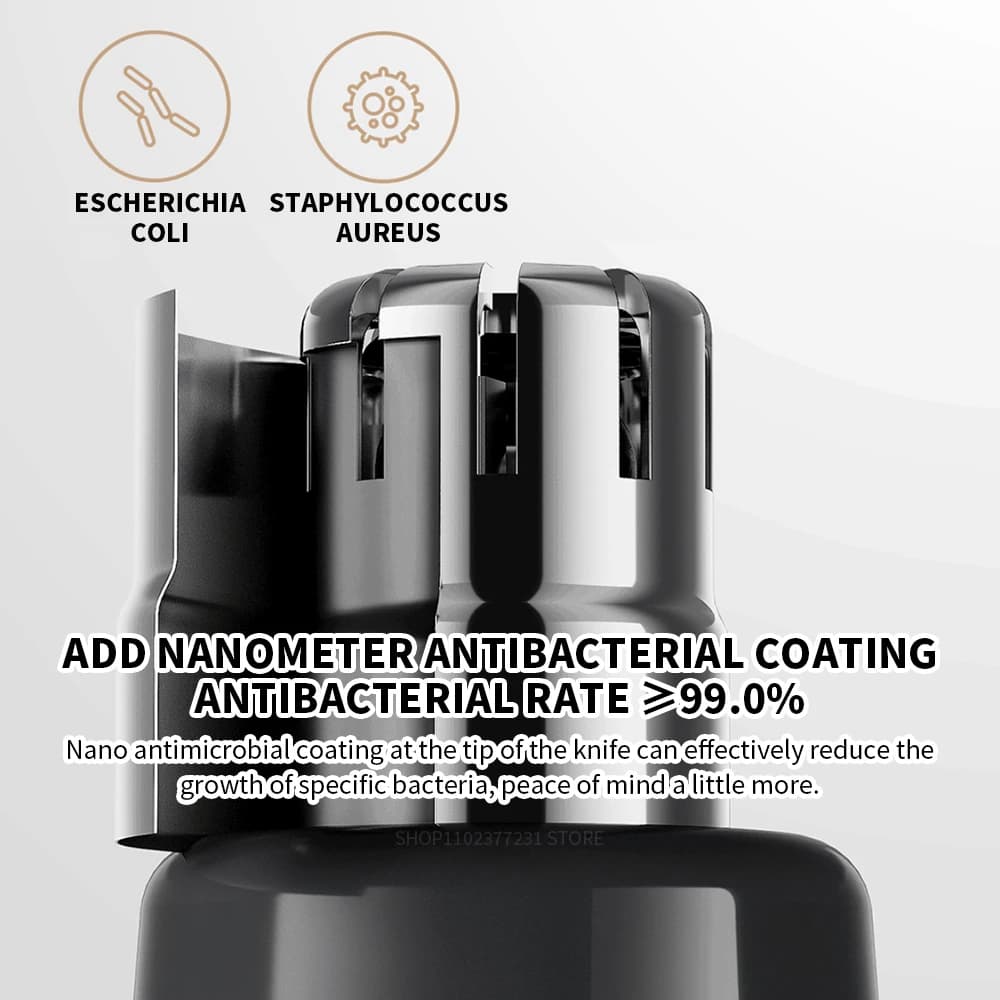 ماكينة تشذيب شعر الأنف الكهربائية من Xiaomi Mijia للرجال - قابلة للنقل، قابلة لإعادة الشحن، غير مؤلمة، 2023 - 2