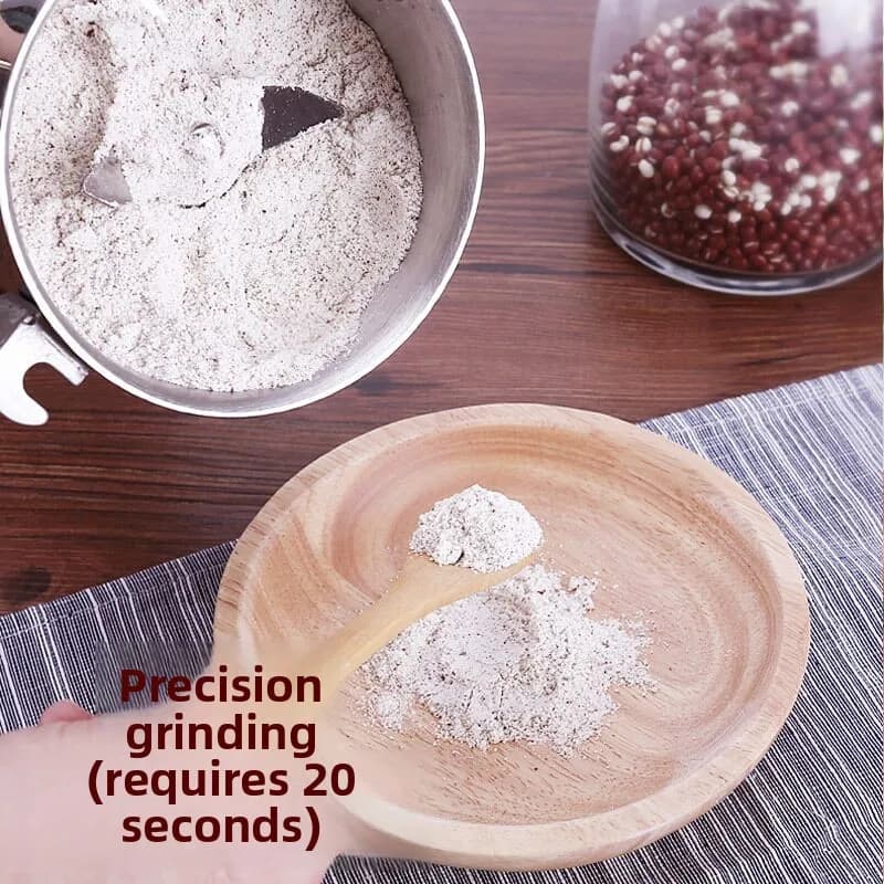 آلة طحن الحبوب والتوابل والحبوب والقهوة والأطعمة الجافة، مطحنة منزلية، مطحنة كهربائية لمسحوق الأدوية 1200 واط - 3