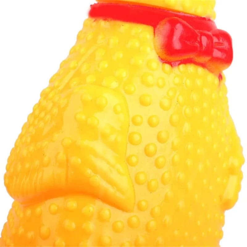 Screaming Chicken Squeeze Sound Toy Pets Dog Toys Product Shrilling Decompression Tool Squeak Vent chicken Chicken Interesting - 5