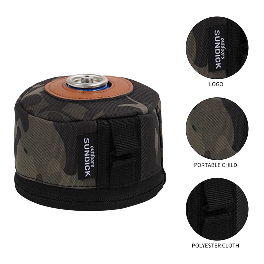 حقيبة أسطوانة خزان الغاز، صندوق خزان غاز محمول، غطاء أسطوانة غاز، حقيبة تخزين خزان الغاز للتخييم والمشي - 5