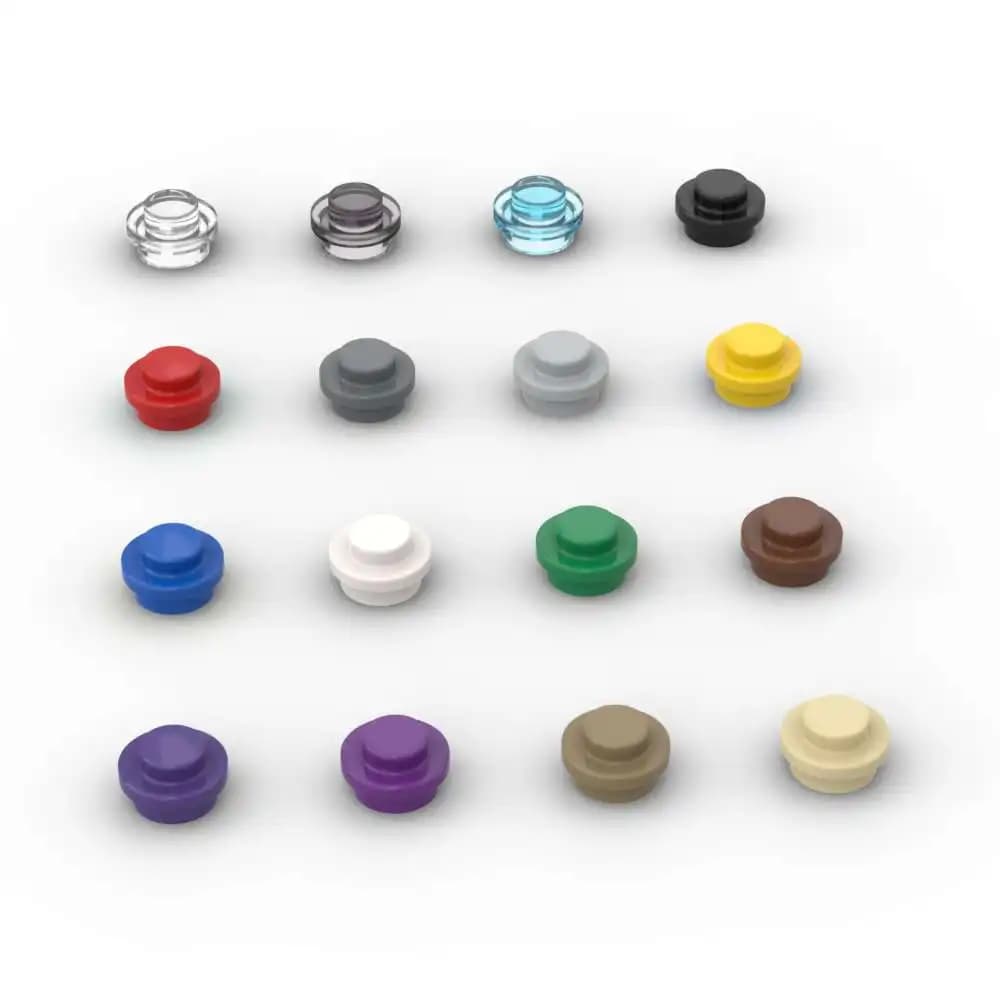 MOC 10 قطع 4073 جولة 1x1 كتل البناء 6141 30057 لوحة دائرية الطوب جسيمات لغز فكرة اللعب الأطفال عيد ميلاد الطفل الهدايا