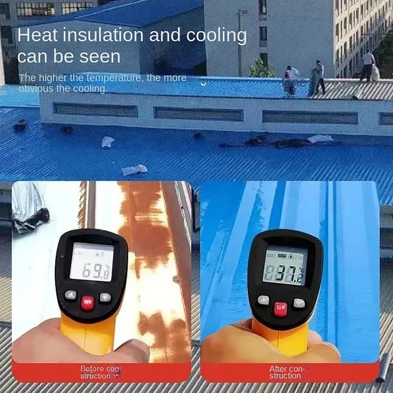 10 Meters Roof Leakproof Repair Adhesive Tape Waterproof Wall Stickers Heat Insulation Sealing Adhesives Sealers Hardware Home - 3