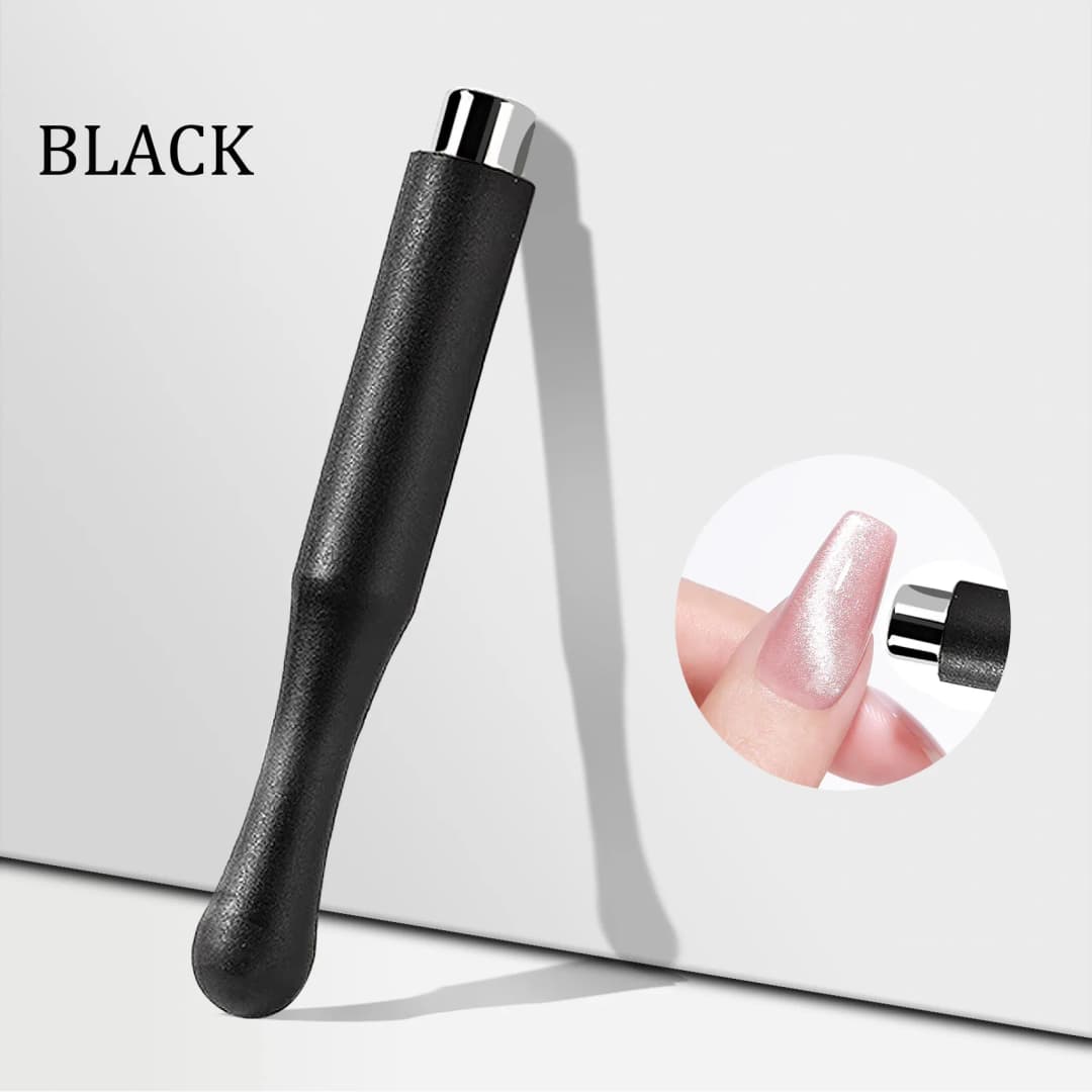 عصا طلاء الأظافر المغناطيسي للعين القط ، اللون الأسود ، لوحة تأثير المغناطيسي ، اللوحة ، هلام البولندية ، أدوات الورنيش ، 1 جزء - 3