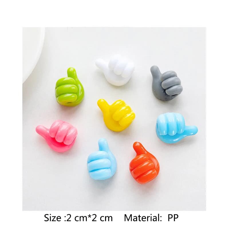 منظم كابلات سيليكون صغير مع مقاطع لإدارة الكابلات وحامل للحبل، مناسب للسماعات والماوس - 3