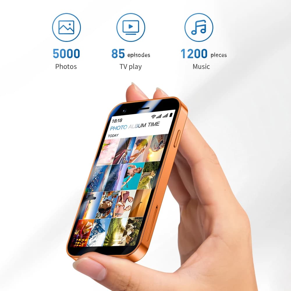 هاتف ذكي SOYES A17 Mini أندرويد 8.1 شاشة 3.0 بوصة ذاكرة وصول عشوائي 2 جيجابايت ذاكرة داخلية 16 جيجابايت شريحتين انتظار متجر Play 3G هاتف صغير - 4