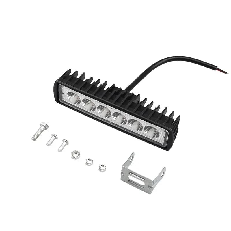 6 LED Car Work Light High Bright Spotlight Universal Offroad Automobile Truck Driving Fog Headlights DRL Driving Lamp 12V - 3