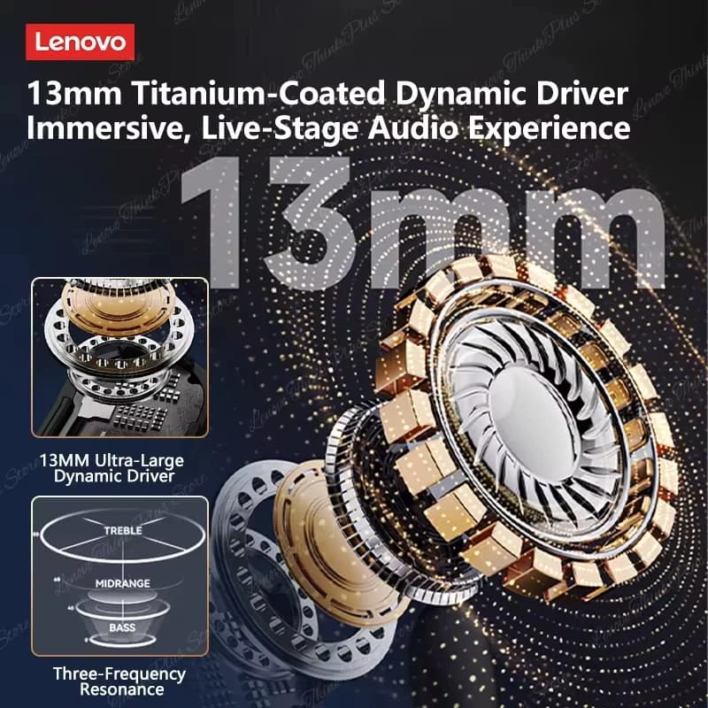 سماعات أذن مترجمة ذكية لينوفو XT55 OWS بلوتوث 5.4 لاسلكية تقليل الضوضاء مكالمات HD مع ميكروفون للسفر - 5