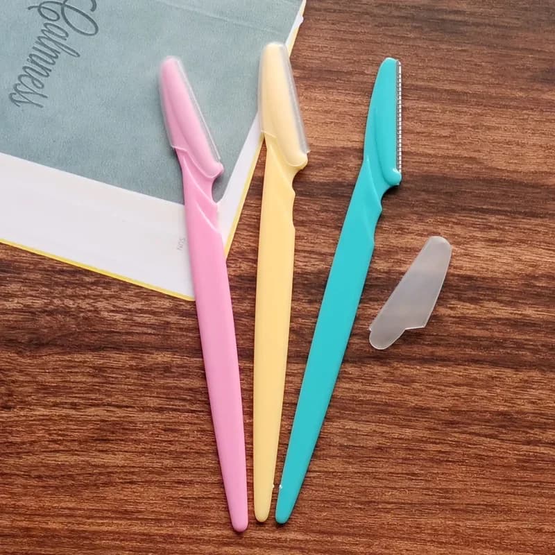 Travel Portable Eyebrow Trimmer Face Razor Face Hair Remover Tools Eyebrow Razor Instruments Cosmetic Beauty Pro Make Up Tools - 2