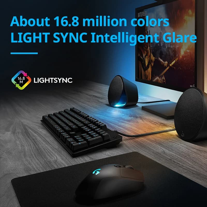 ماوس ألعاب لاسلكي Logitech G903 LIGHTSPEED، Hero 16K، 16000 DPI، إضاءة RGB، 11 زر قابل للبرمجة، إصدار ESports - 5