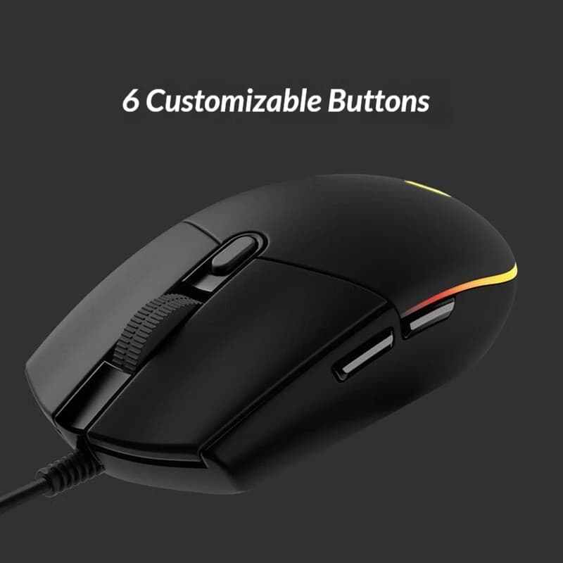 فأرة ألعاب Logitech G102 الجيل الثاني، لألعاب الكمبيوتر والمكتب، أصلية - 4