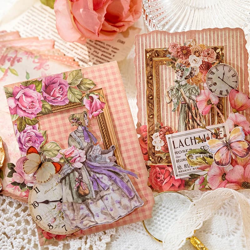 ورق زخرفي لطيف من سلسلة الرياح، مثالي لصنع الملصقات والحرف اليدوية اليومية، 30 ورقة لكل عبوة - 6