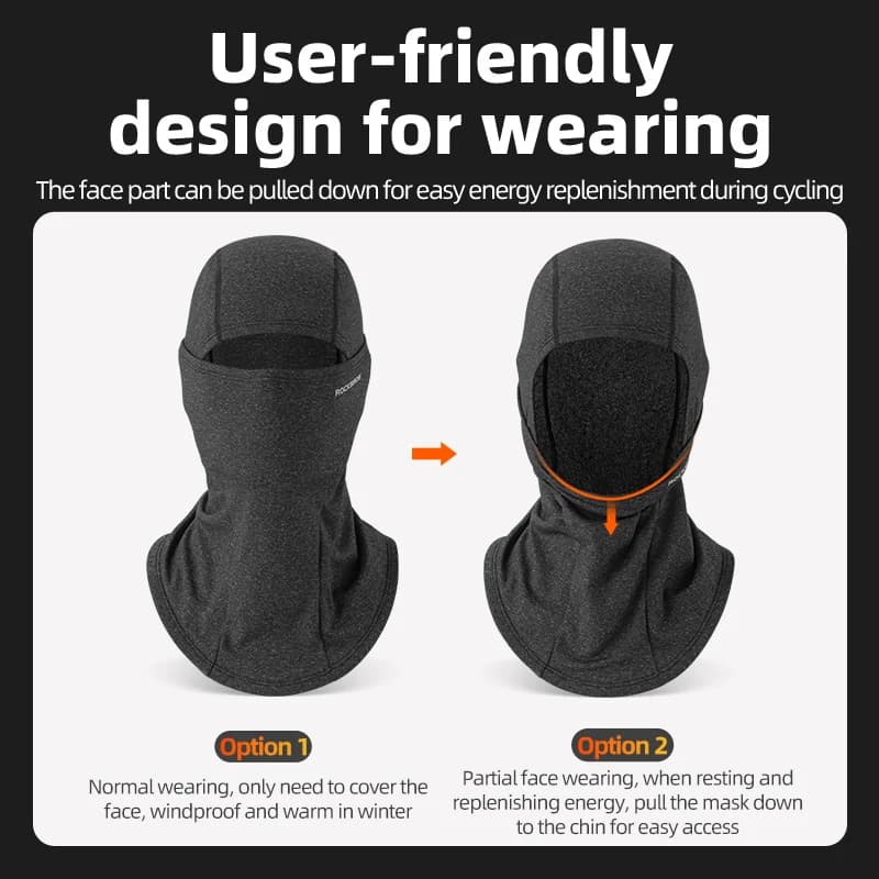 ROCKBROS Summer Ice Silk Cycling Mask Caps Outdoor Sun Protection Sports Motorcycle Cool Full Face Bicycle Mask Bike Scarf Mask - 4