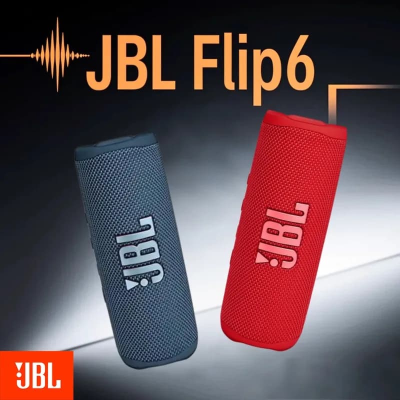 سماعة JBL Flip 6 بلوتوث لاسلكية صغيرة مقاومة للماء IPX7 محمولة بجهير عميق ستيريو خارجية للموسيقى والسفر والحفلات - 6