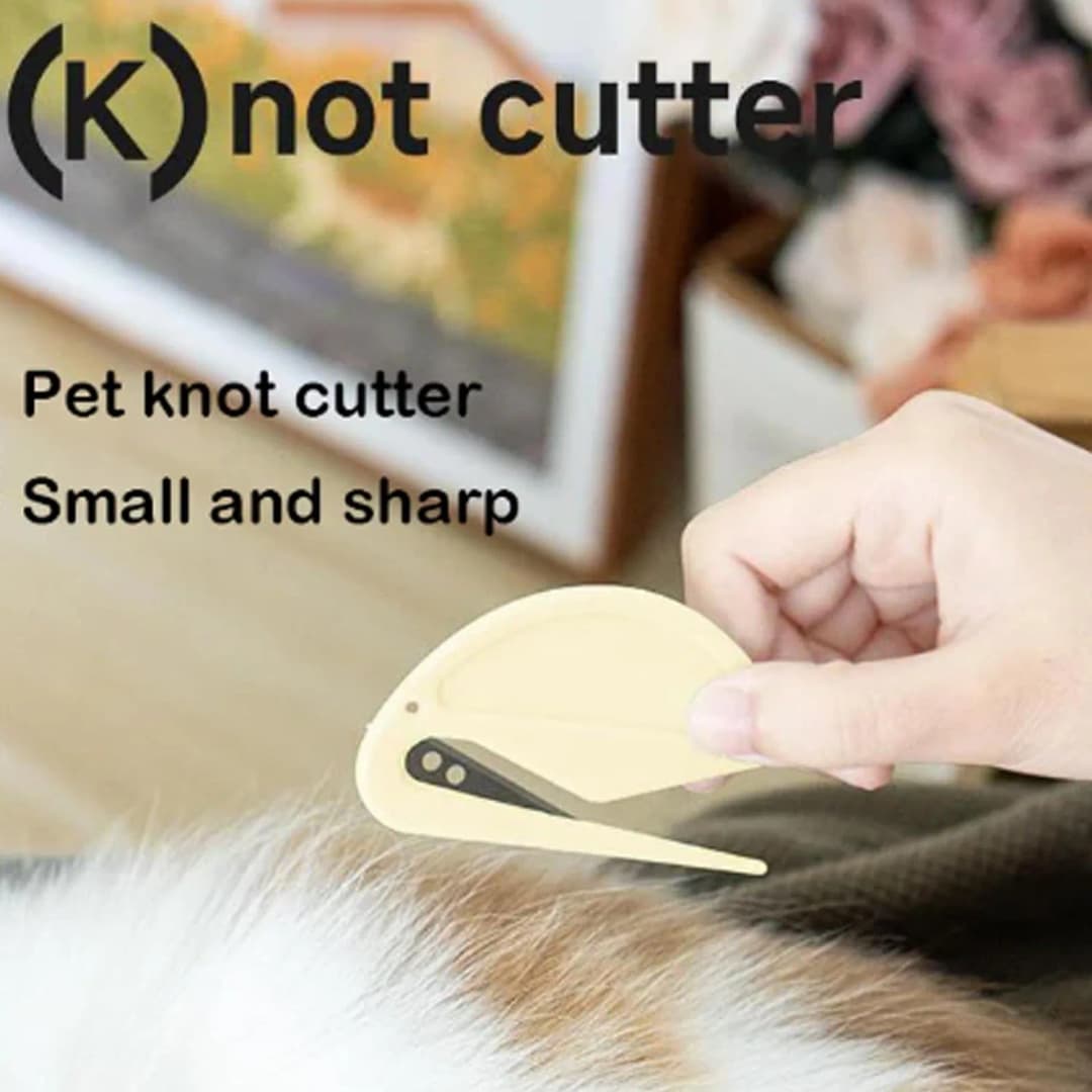 5pcs Pet Knot Cutter, Colorful Perfect De-tangling Tool For Cats, Small And Sharp Grooming Knot Remover - 3