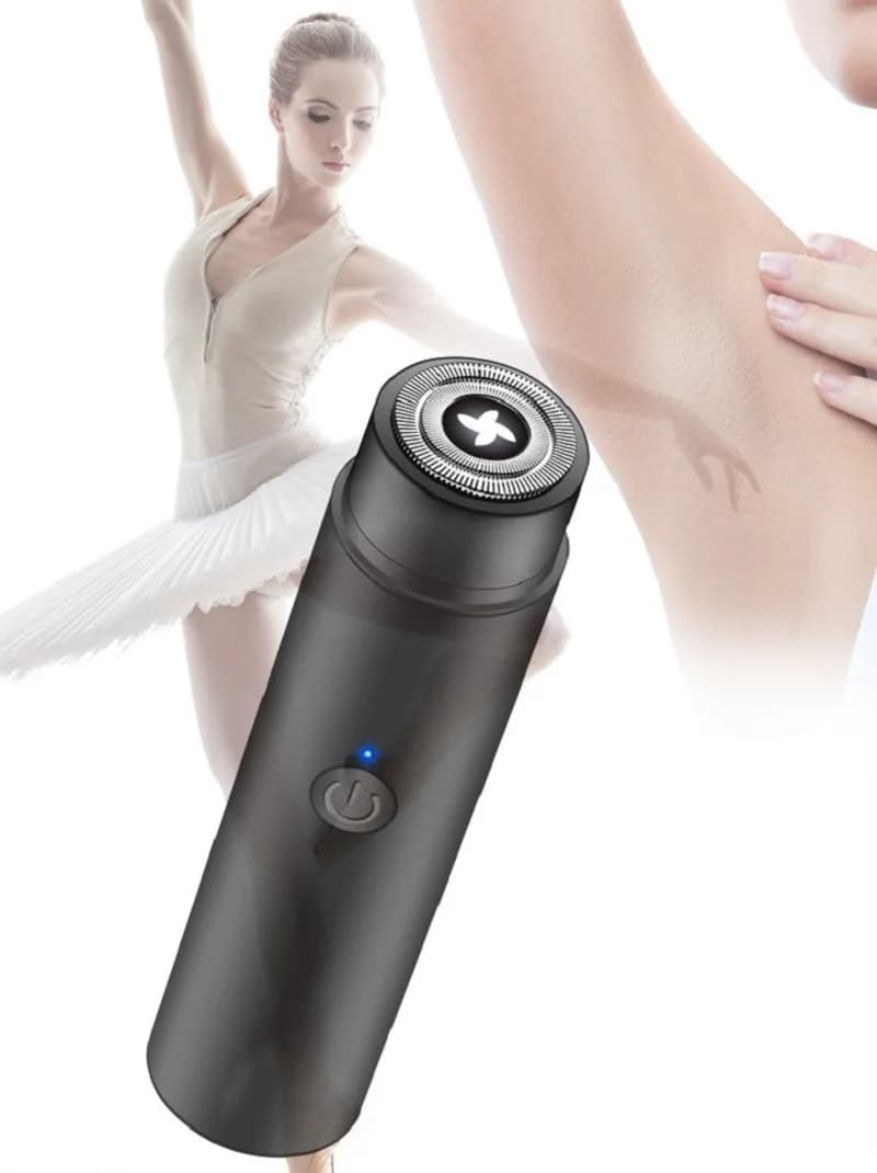 Portable Mini Body Facial Bikini Epilator For Men Women Hair  Removal Trimmer Clipper USB Rechargeable Barber Beard Shaving Tool - 3