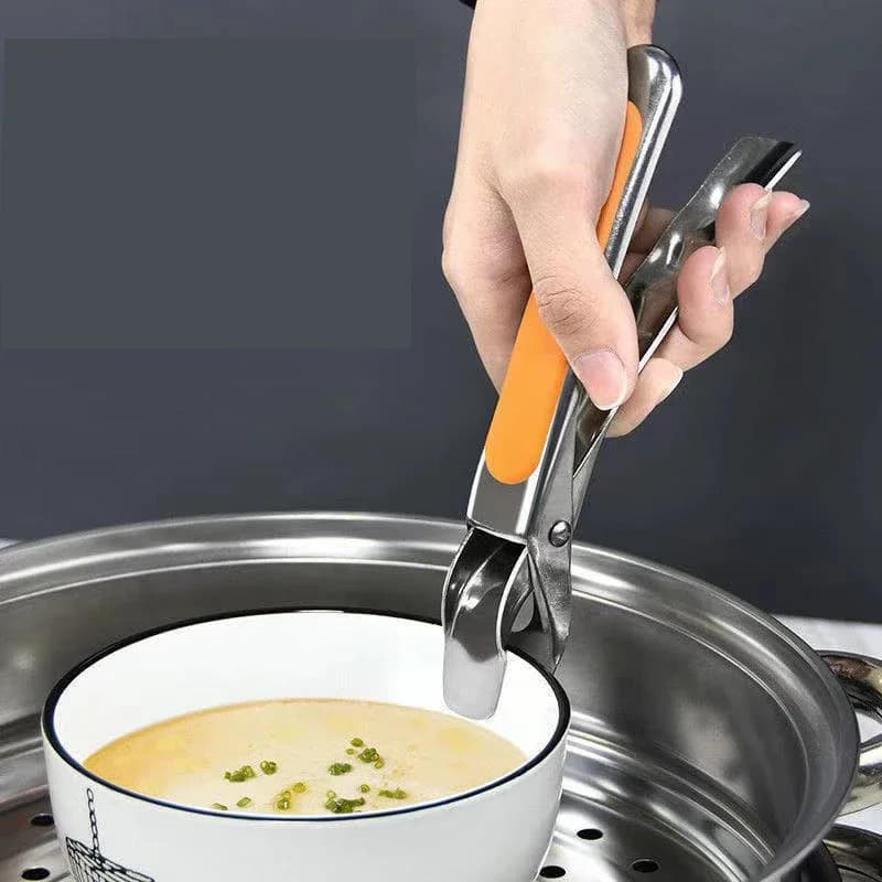 مشبك وعاء عموم غير قابل للانزلاق، مقبض سيليكون، أداة مطبخ وتخييم - 5