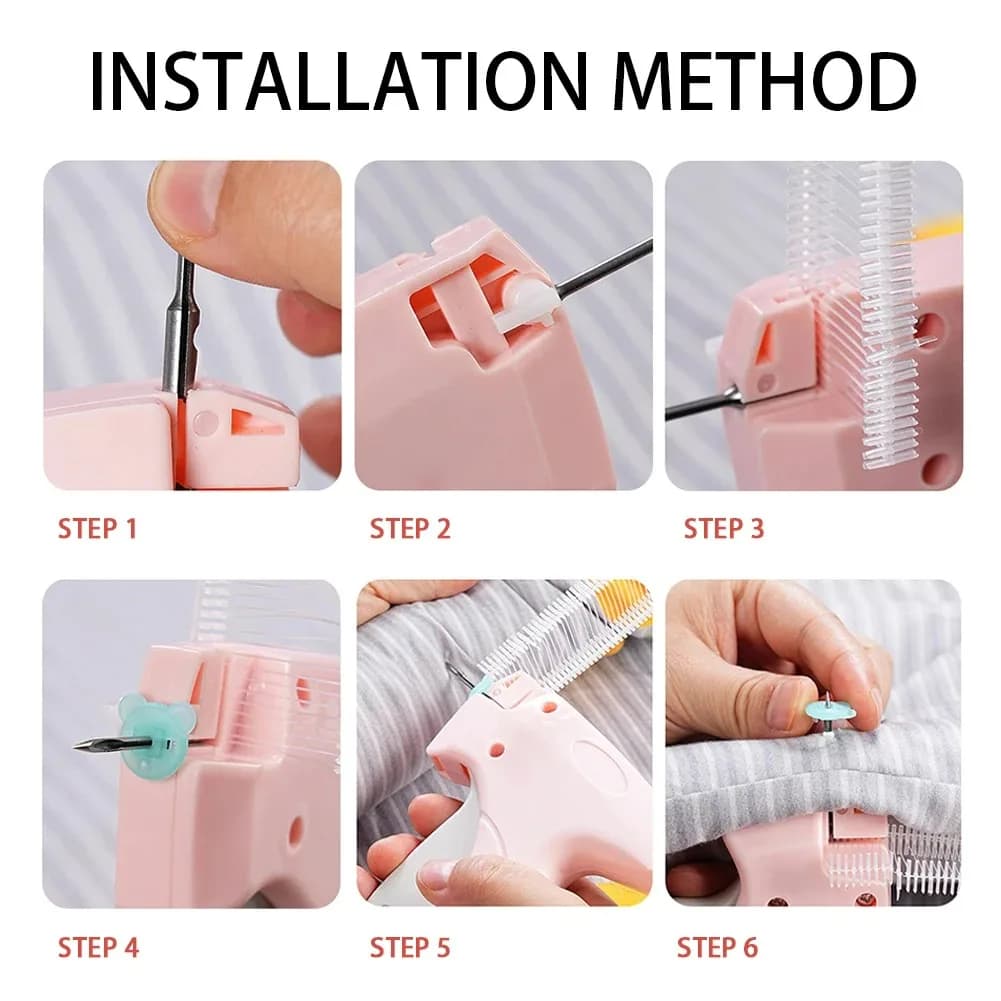 Clothing Fixer Micro Stitch Gun Quick Clothing Repair Garment Sewing Quilt Tacking Device Sewing Machine For Quick Stitch Gun - 3
