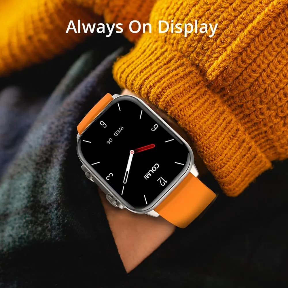 ساعة ذكية COLMI C81 بشاشة AMOLED مقاس 2.0 بوصة، تدعم AOD، 100 وضع رياضي، مقاومة للماء IP68، مناسبة للرجال والنساء، منافسة لسلسلة Ultra 8 - 4