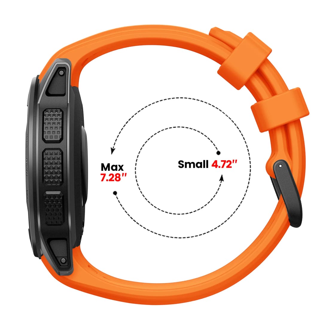 حزام ساعة Garmin من السيليكون الناعم 20mm و22mm مع سوار مطاطي قابل للاستبدال لـ Instinct 2S وInstinct 2 - 2