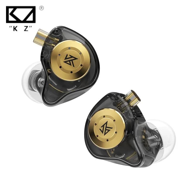 KZ D-Fi سماعات أذن هاي فاي باس سماعات أذن مونيتور 4 مستويات ضبط مفتاح سماعة رأس رياضية ستيريو صوت تقليل الضوضاء