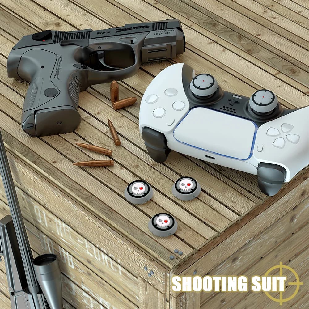 أغطية قبضة عصا التحكم متوافقة مع Sony Dualshock 5/4/3، PS5/PS4/PS3، Xbox 360، NS Switch Pro - 3