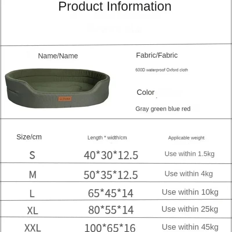 مزدوج الوجهين سرير كلب حجم كبير اضافية كبيرة الكلاب منزل أريكة بيت لينة الصوف الحيوانات الأليفة الكلاب القطط شتاء دافئ السرير S-2XL الحيوانات الأليفة الملحقات - 6