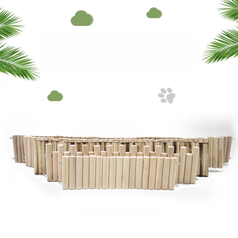 Hamster Landscaping Supplies Golden Bear Toys Rutin Chicken Fence Partition Second Floor Platform Climbing Small Pet Supplies - 3