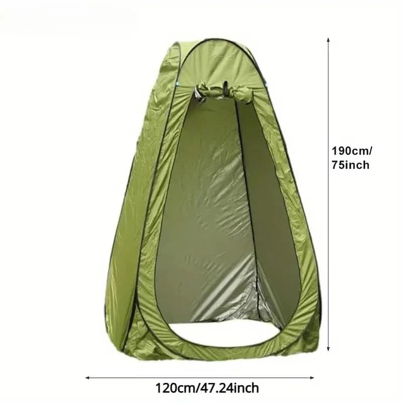 Outdoor bathing tent, portable camping toilet tent, changing tent, shower tent, dressing shelter, fishing tent, thermal tent - 6