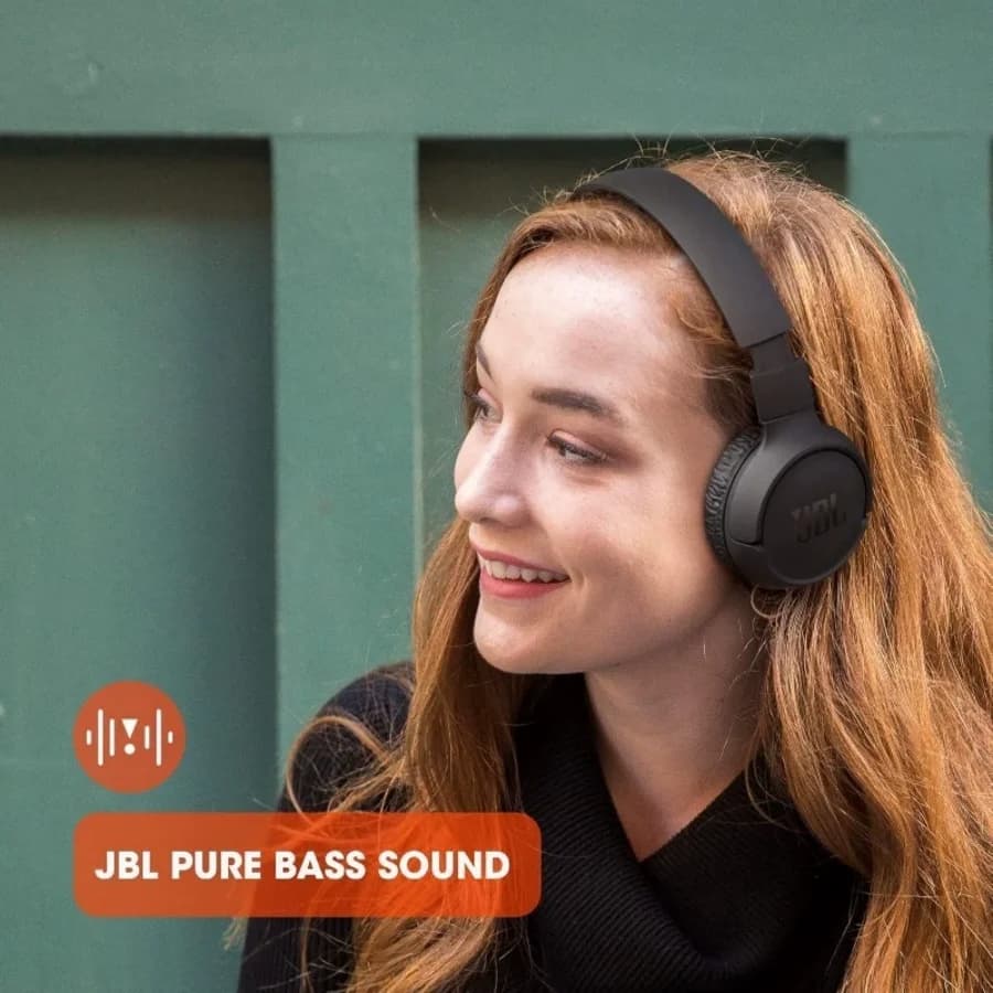 JBL Tune 510BT Wireless Headphones Deep Bass Audio Fast Charging Long Endurance Battery Foldable Comfort Fit for Music Gaming - 5