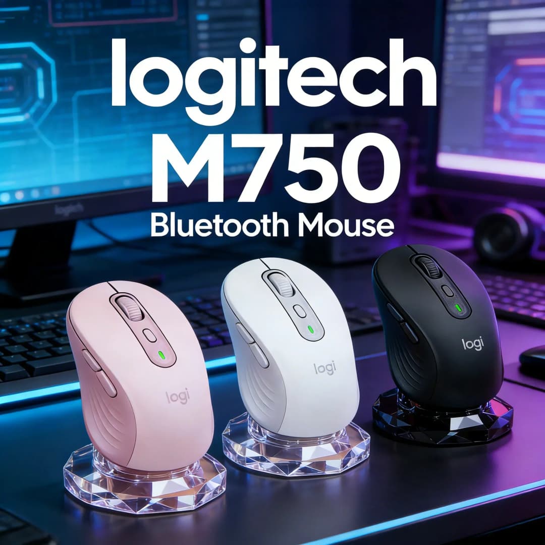 ماوس بلوتوث لاسلكي Logitech MX Master 3S - دقة 8000 DPI، نقرات صامتة، تصميم مريح تلقائي، متوافق مع G102/G203/G304/G305/M220/M350/M650/M650L/M750 - 6