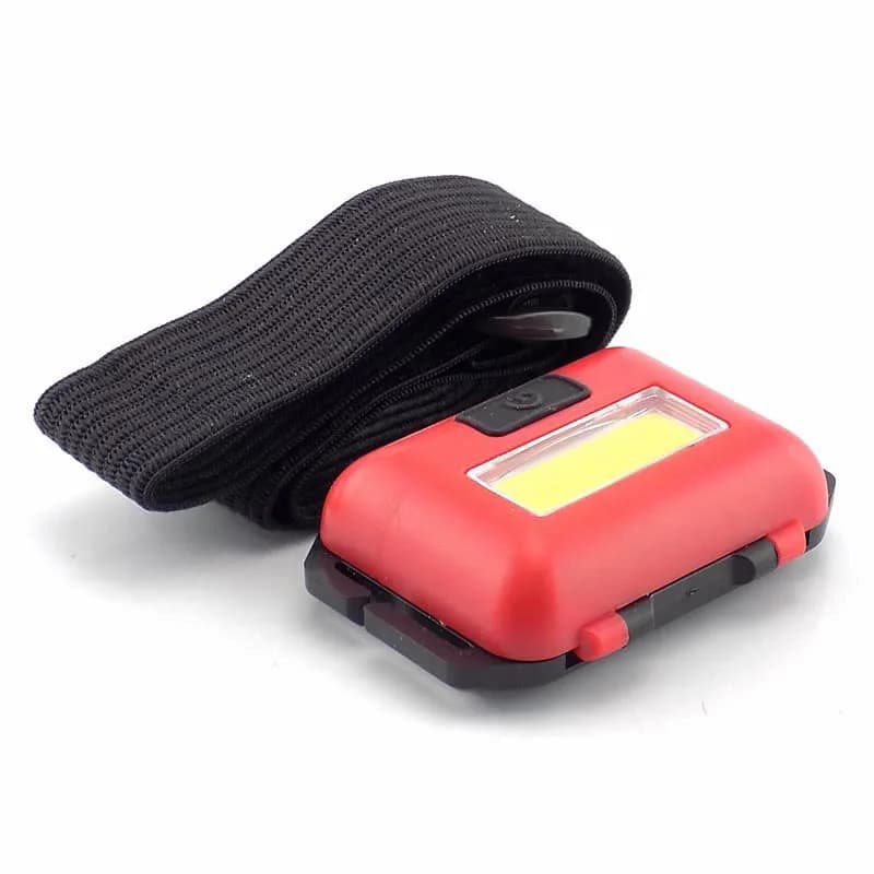 كشافات COB صغيرة صغيرة AAA بطارية رئيس ضوء مصباح الشعلة امب أمامي المصباح مصباح يدوي فانوس hoofdlamp الصيد - 3