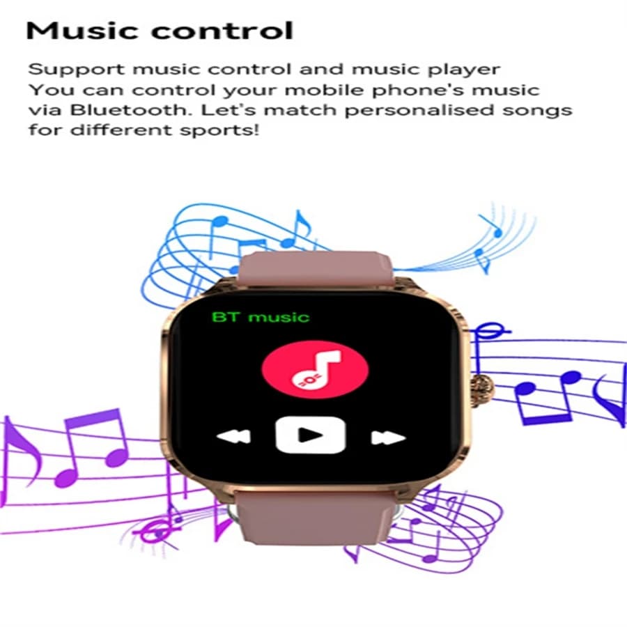 2026 New Men's Smart Watch Women's Gift 2.01inch HD Full Touch Screen Sports Fitness Watch Electronics Bluetooth Talk Smartwatch - 5