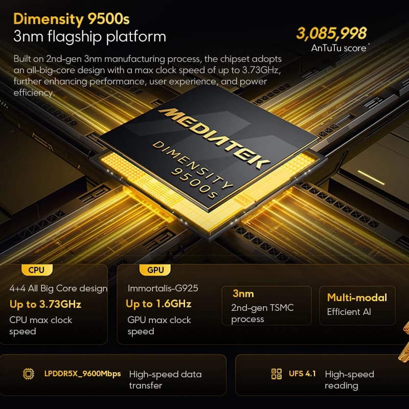 【World Premiere】Global Version  POCO X8 Pro Max 8500mAh Smartphone Dimensity 9500s 6.83'' 1.5K 120Hz Ultra-Bright AMOLED Display - 3