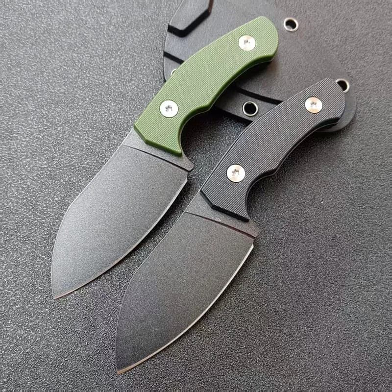 New  High Hardness Fixed Blade Knife  Blade with Sheath Portable Outdoor Camping Knife Survival Cutting Rescue Knife - 2