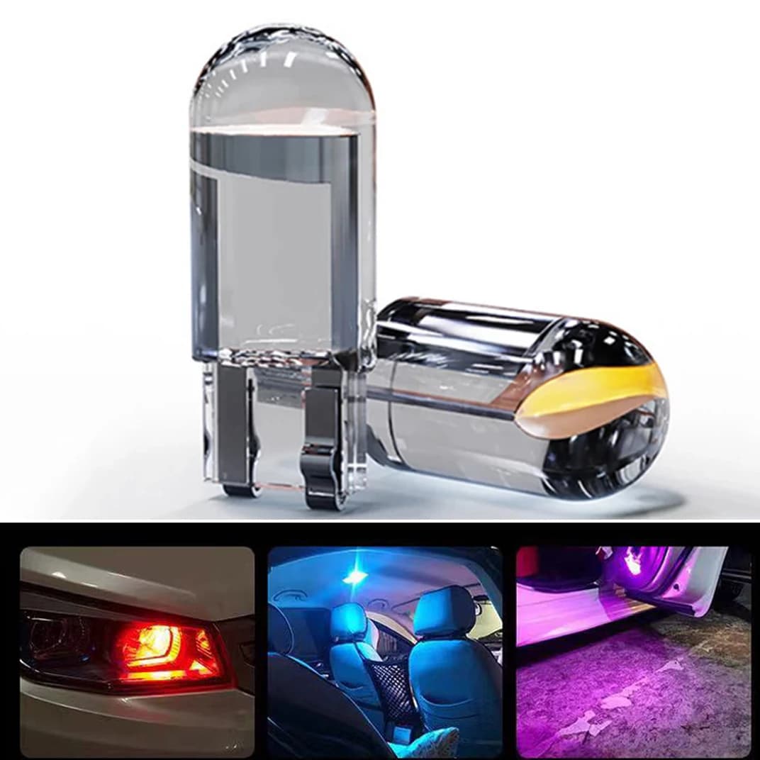 لمبة إضاءة LED للسيارة T10 W5W 12V/24V، طاقة عالية بدون أخطاء، مناسبة لسيارات ساب وبيجو بوكسر ولاند روفر ديفيندر وميني كوبر