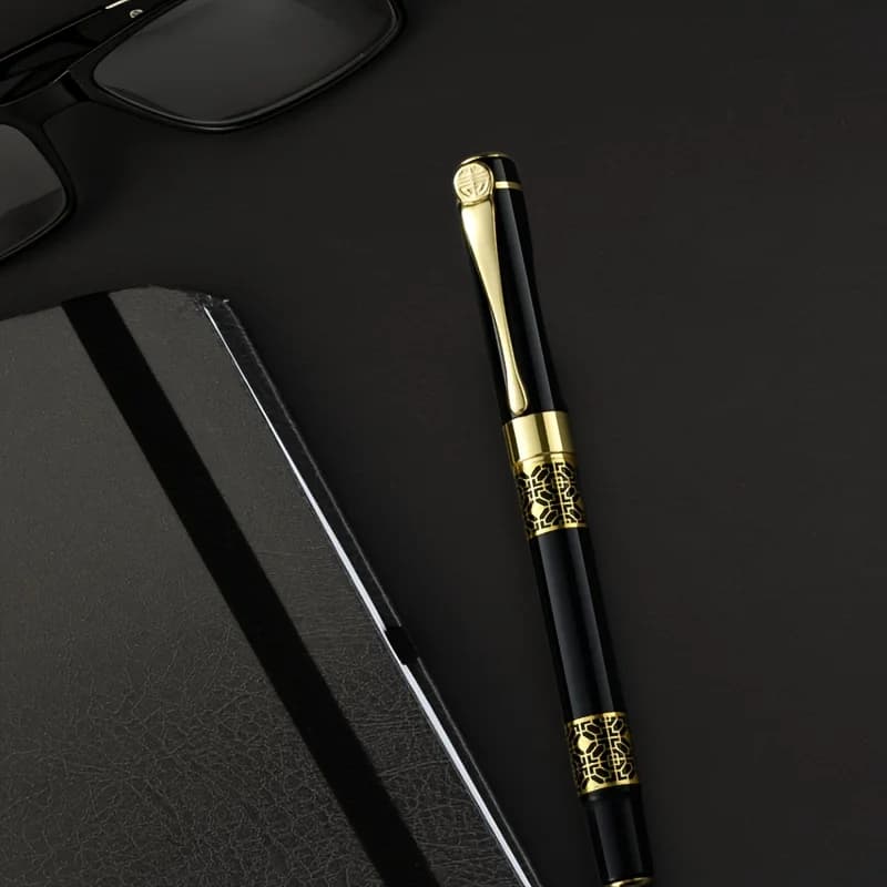 4pcs/set High Quality Luxury Ballpoint Pen Metal Elegant for School Office Christmas Father's Day Mother's Day Birthday Gifts - 3
