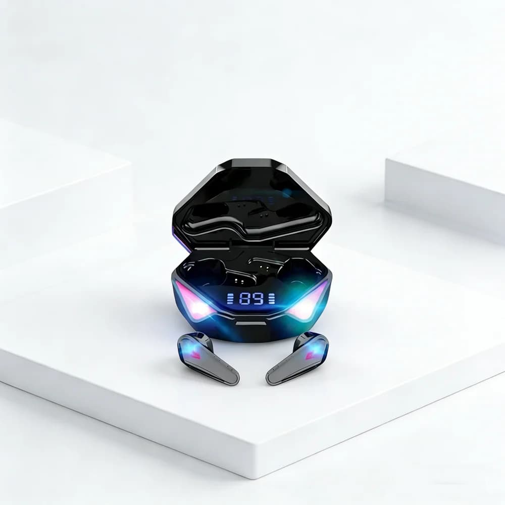 TWS Gaming Earbuds Wireless Bluetooth Earphones With Mic Bass Audio Sound Positioning 9D Stereo Music HiFi Headset For phones - 5