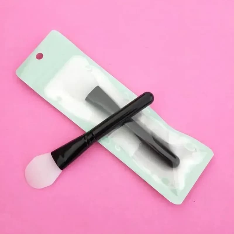 1pc Silicone Mask Brush, Makeup Beauty Brush Handle Diy Soft Head Mask Stick Adjustment Stick Soft Facial Mask Face Care Tool - 2