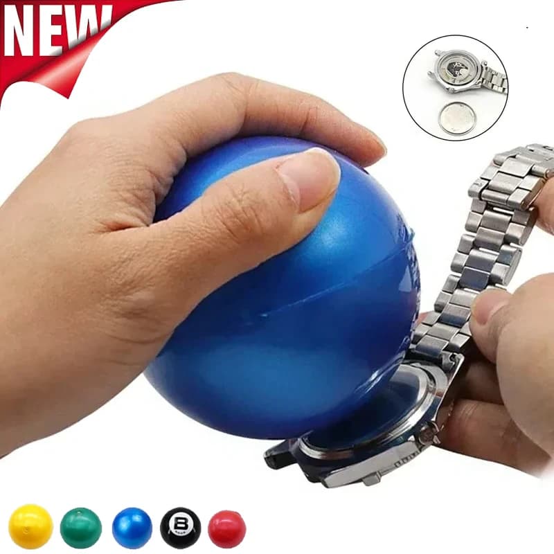أداة عملية لفتح غطاء الساعة من المطاط نوع الكرة المسمارية إكسسوار لإصلاح الساعات لصانعي الساعات