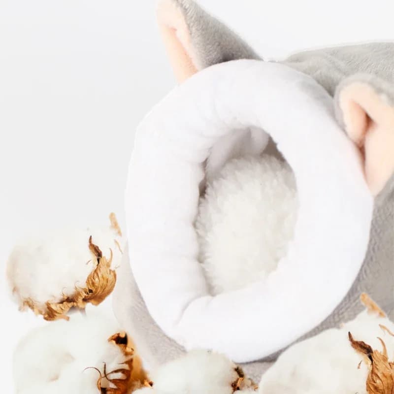 Hamster Supplies Cotton Nest Pet Rat Hammock Hedgehog Squirrel Soft Warm Insulated Winter Cottage Small Pet Sleeping Bed - 3