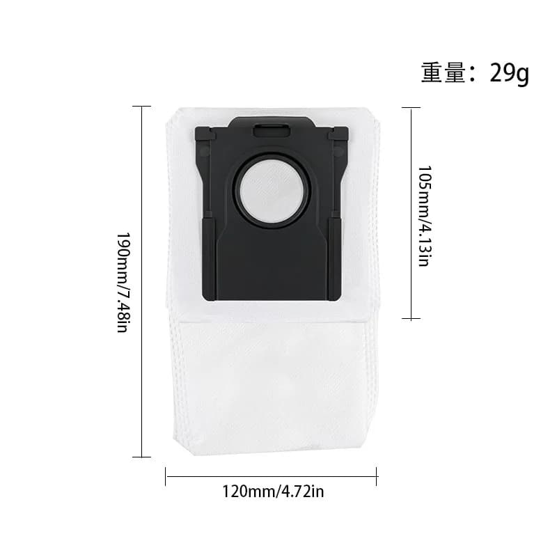 Dreame X40 Ultra/X40 Master/X40 Ultra Complete/S30 Pro Ultra/L40 ultra Vacuum Parts Main Roller Side Brush Hepa Filter Dust Bag - 2