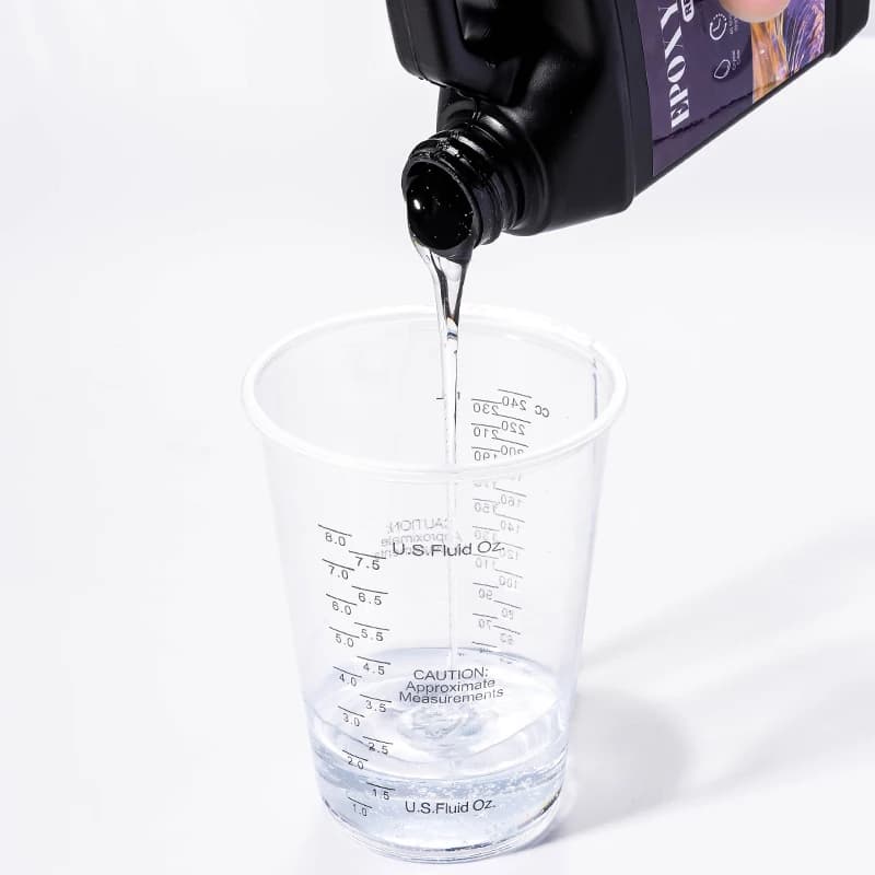 1:1 نسبة الايبوكسي الراتنج عدة مكافحة اصفرار حديثا مصممة كريستال واضح راتنجات الايبوكسي عدة لصب قوالب DIY بها بنفسك مجوهرات الراتنج الفن - 3