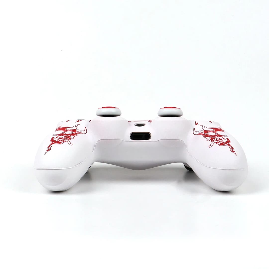 Silicone Case for PS4 Controller Protective Cover with 2 Thumb Grips Anti-Scratch Shockproof Gamepad Skin for PS4 Game Joystick - 5