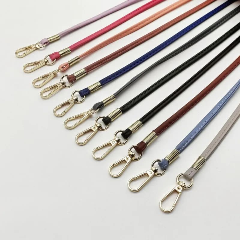 1.2 متر بولي Leather حقيبة جلدية حزام رسول الجلود حزام الكتف الحبل إكسسوارات الأمتعة متعدد الألوان استبدال حزام بالجملة - 5