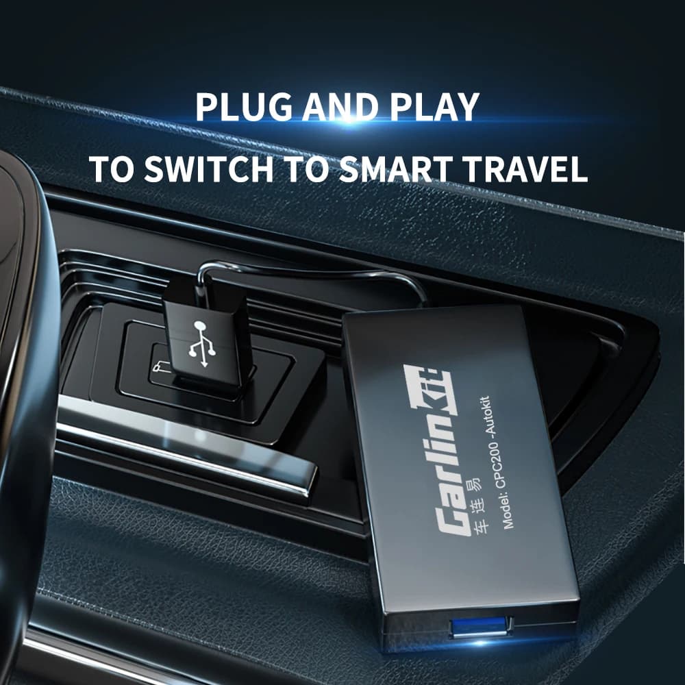 CarlinKit Wired or Wireless CarPlay Adapter USB Android Auto Dongle for Android Car Multimedia Mirrorlink Waze Spotify Autokit - 6