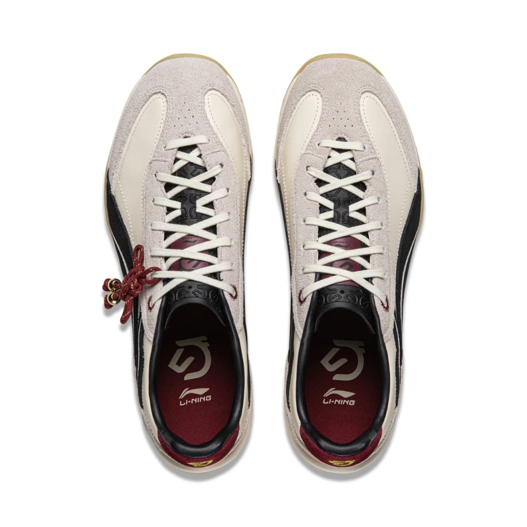 أحذية Li-Ning FLOW نمط حياة للجنسين وسادة ارتداد رترو أحذية ذات نعل رقيق عصرية LiNing أحذية سنيكرز كلاسيكية عارضة AGCW002 - 5