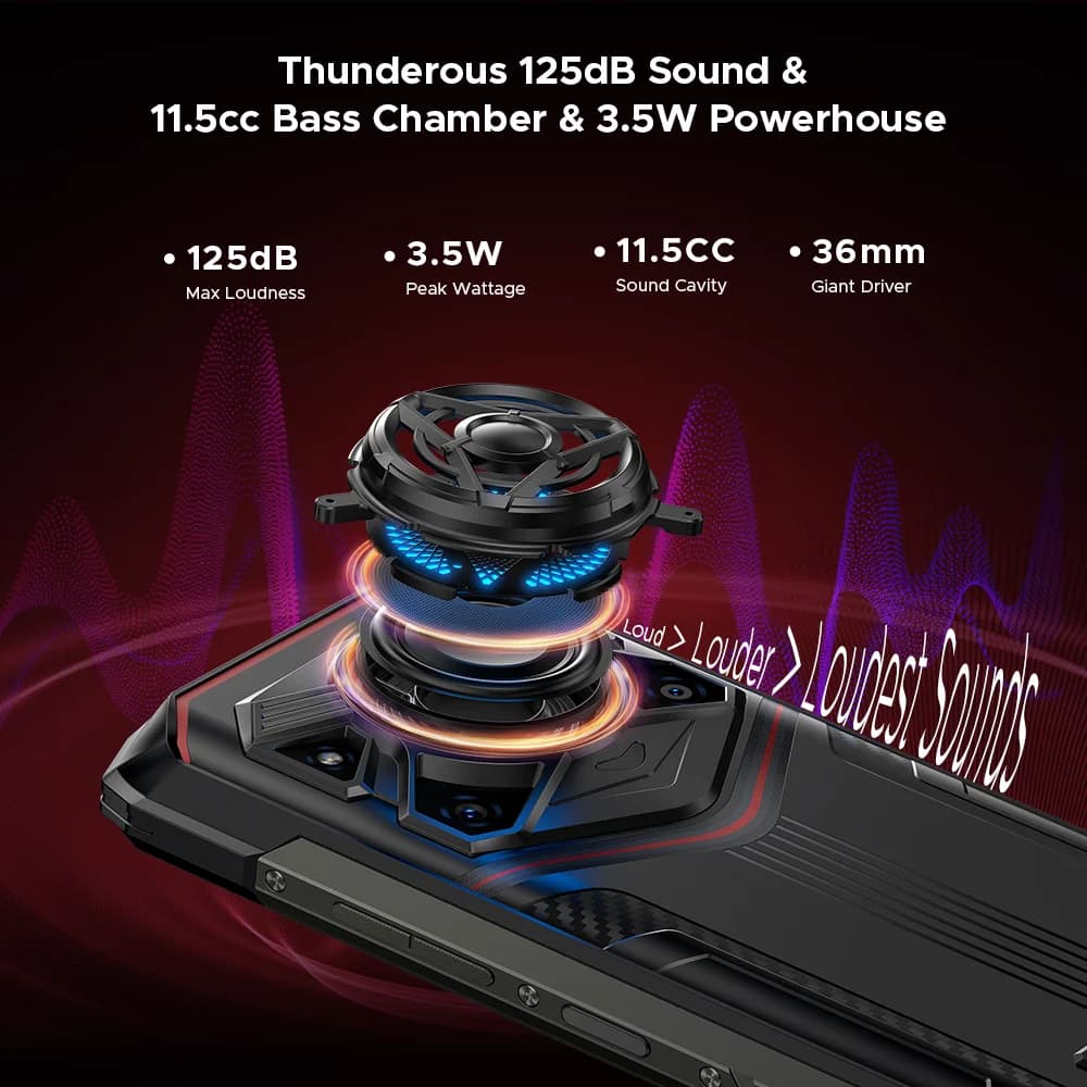 DOOGEE Blade20 Play Rugged Phone 5G Global Version Android 15 Gemini Al 10300mAh Battery 6.6'' Display AI Camera Mobile phone - 3