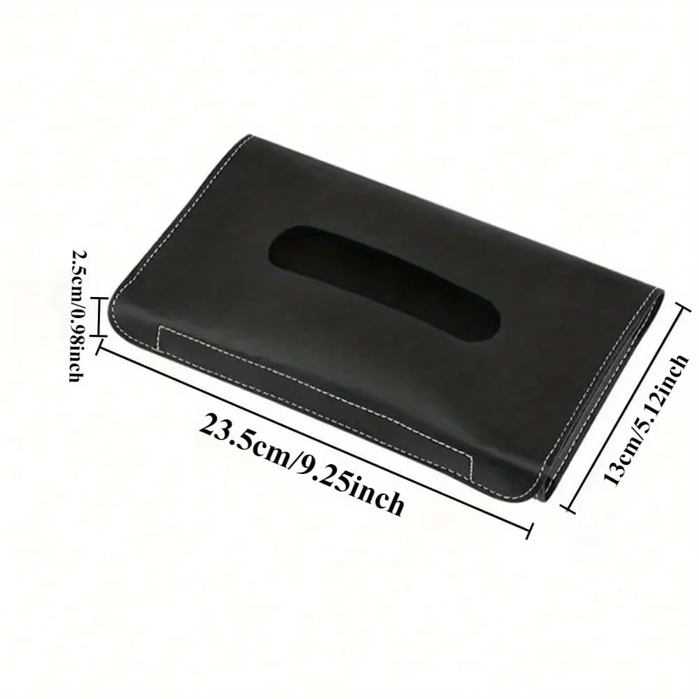 Car sunshade tissue box, hanging type tissue hanging bag, paper drawing box, car specific vehicle interior paper drawing box - 4